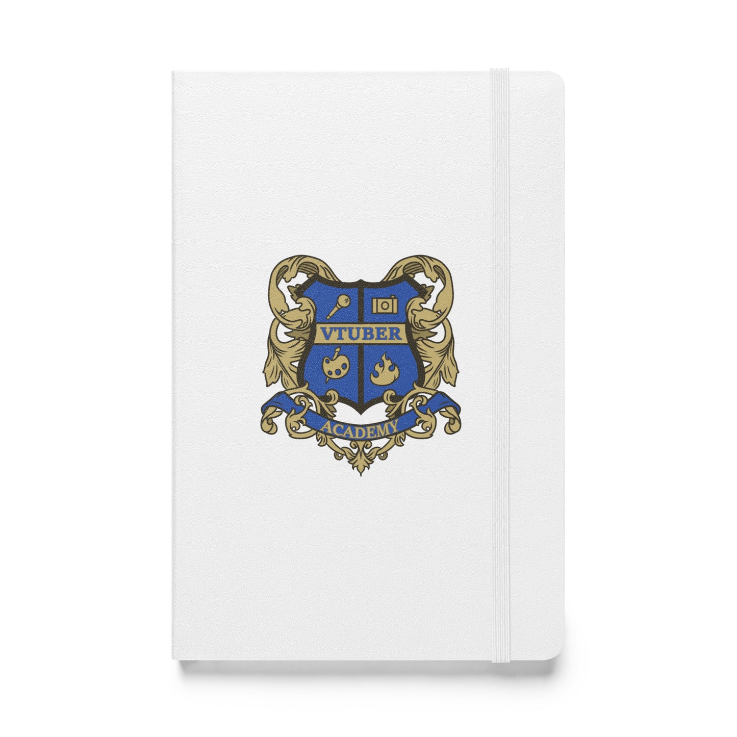VTuber Academy Studio - Anime/Manga Academy Crest - Hardcover bound notebook