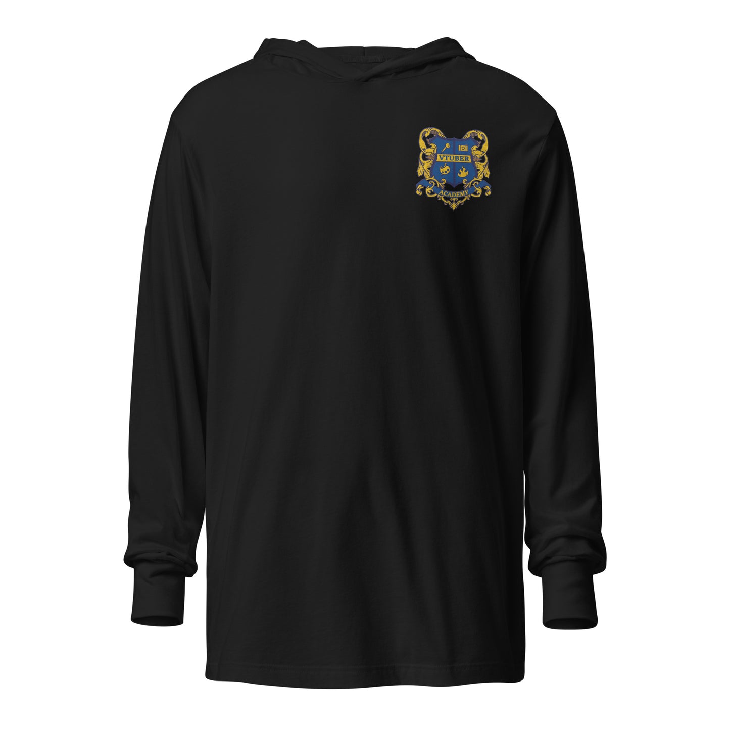 VTuber Academy - Yuki Morikami Multi Colored Anime Eyes - Hooded long-sleeve tee