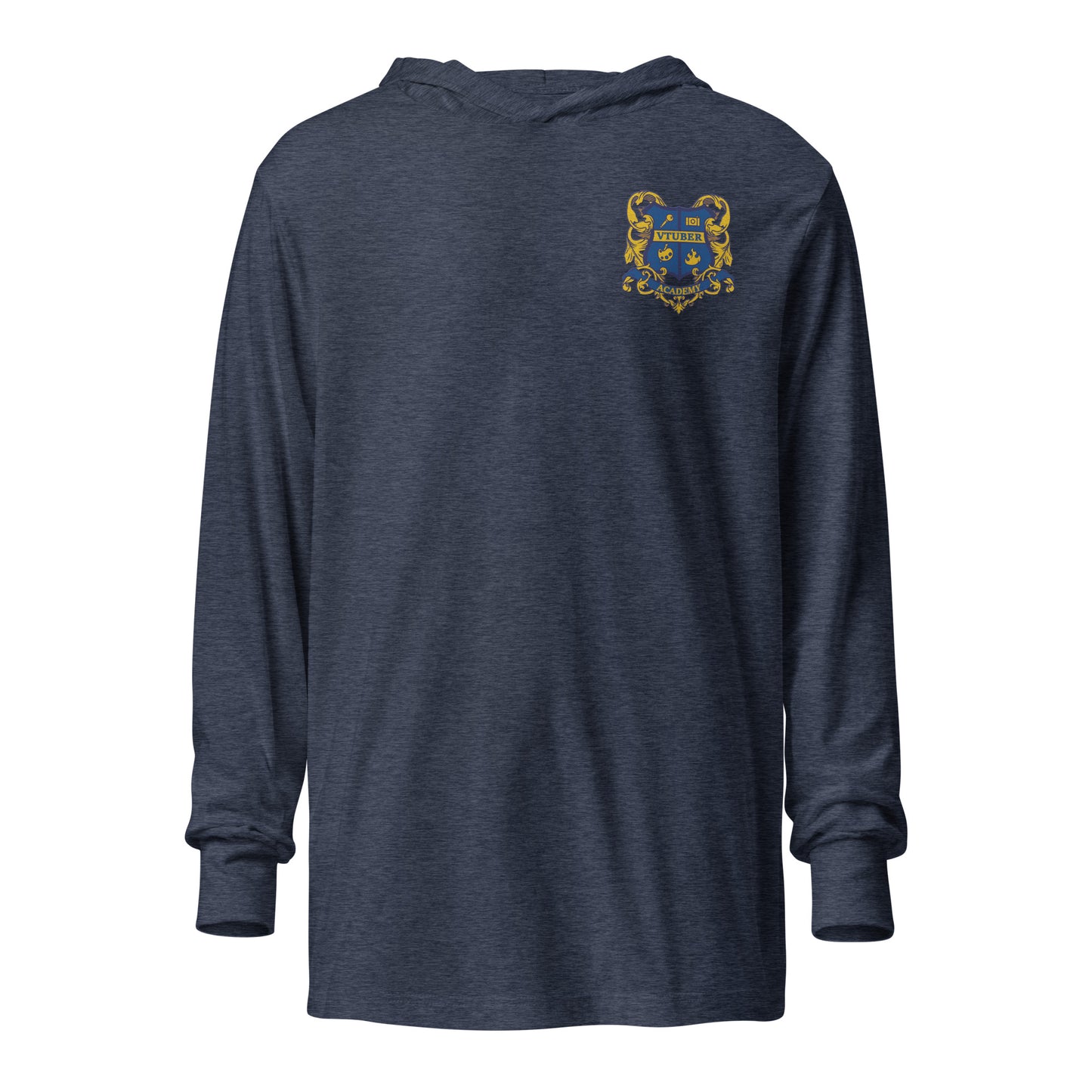 VTuber Academy - Yuki Morikami Multi Colored Anime Eyes - Hooded long-sleeve tee