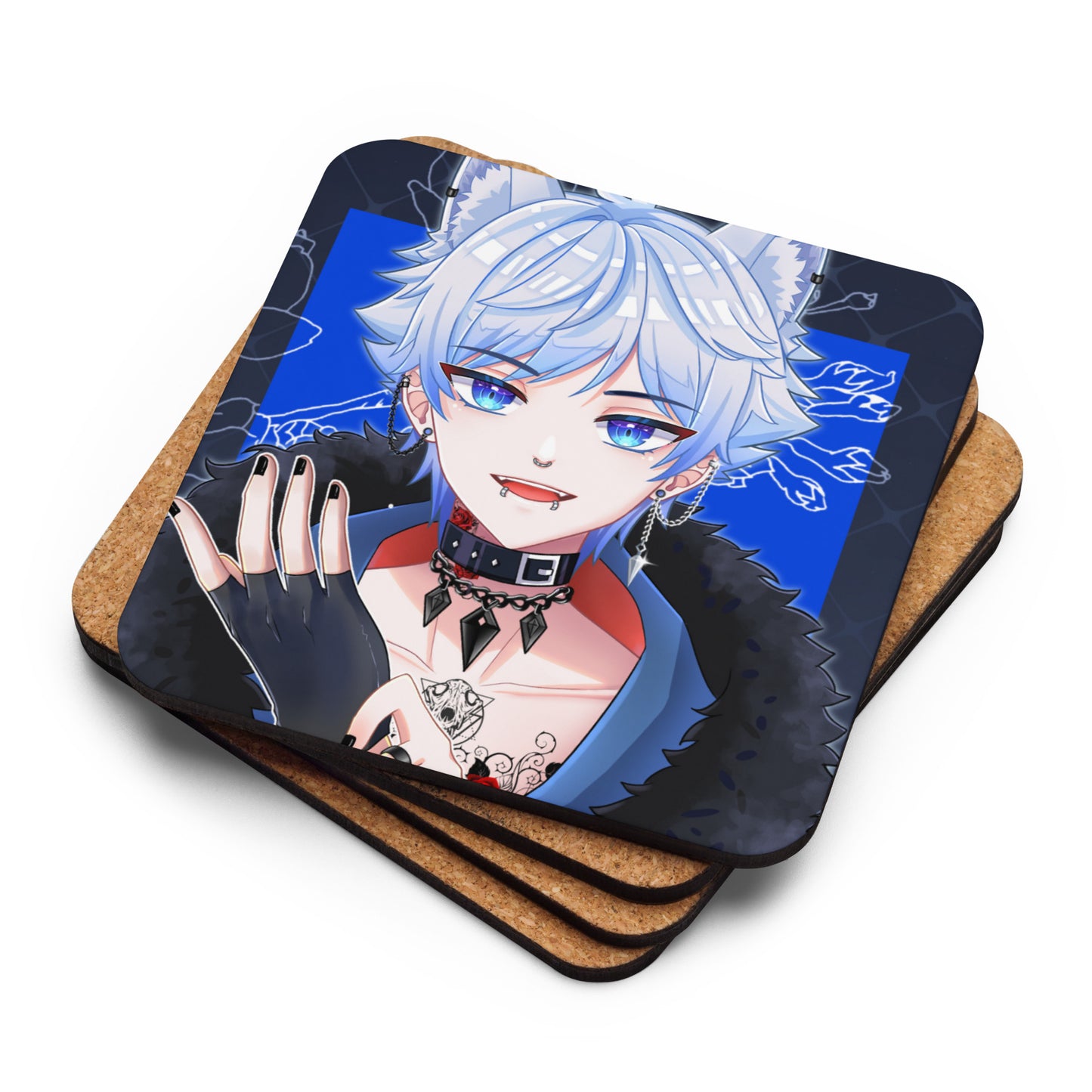 VTuber Academy Studio - Yuki Morikami Cork-back coaster