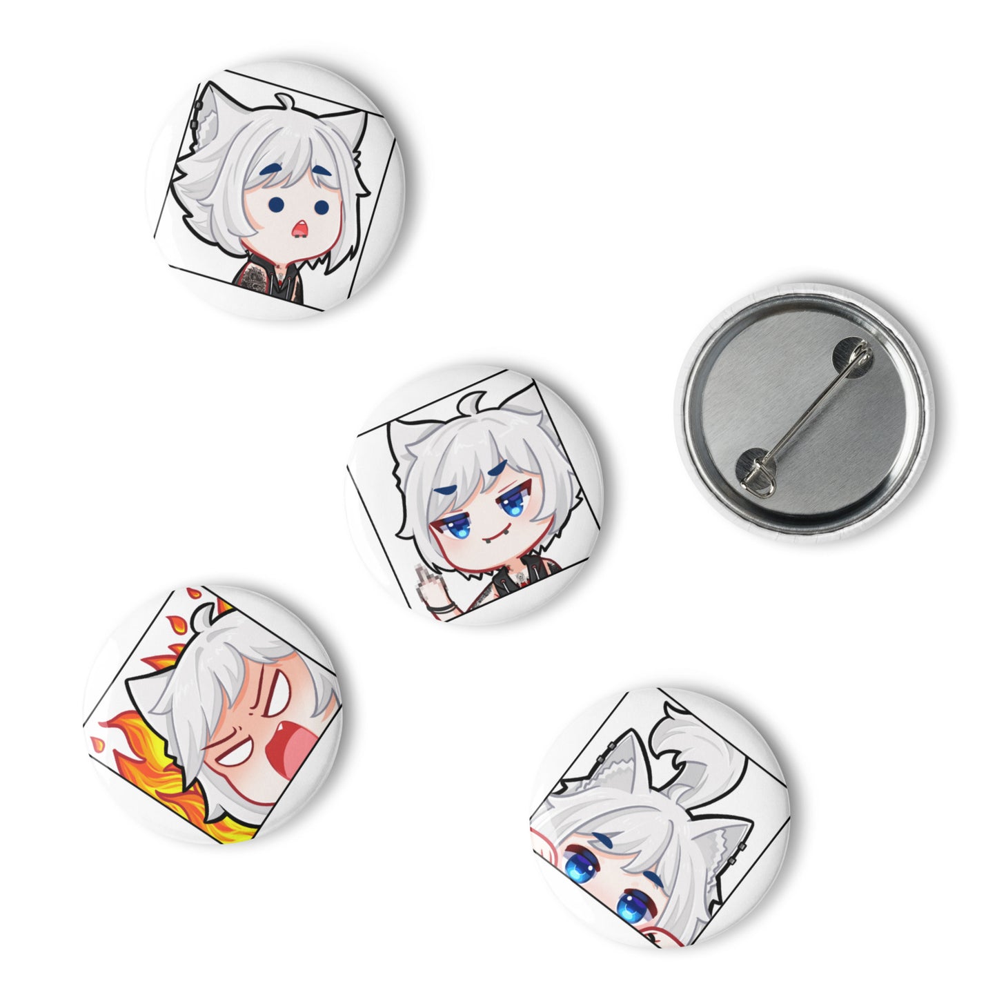 Chibi Yuki Morikami - Set of pin buttons