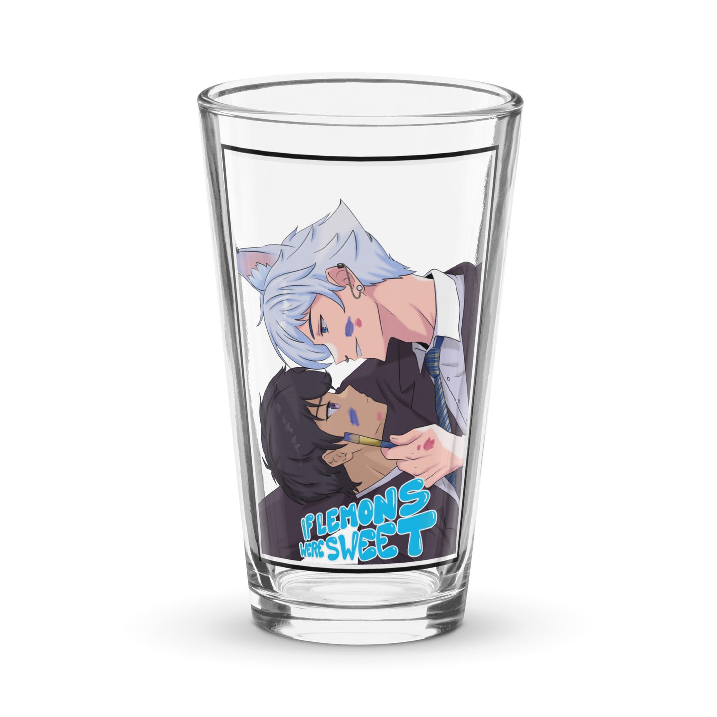 VTuber Academy Studio - Original BL Manga - If Lemons Were Sweet - Shaker pint glass